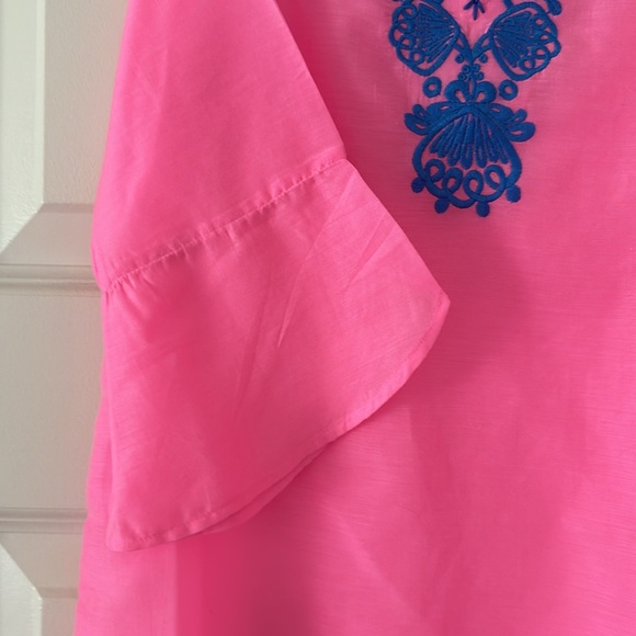 Girls Lilly Pulitzer Embroidered Beach Cover up - Picture 3 of 8
